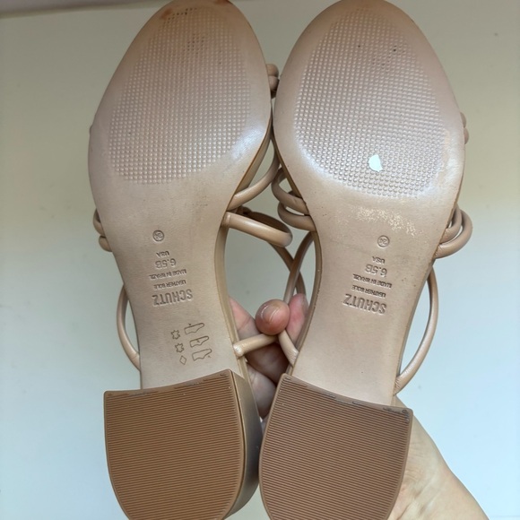 Schutz Princey Heeled Sandal Sz 6.5B - Picture 7 of 8